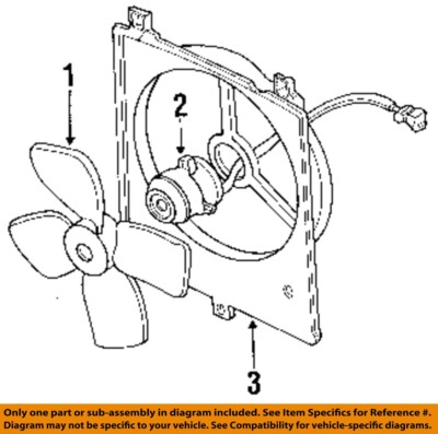 FORD OEM 89-92 Probe Cooling Cooling Fan-Shroud E92Z8146B