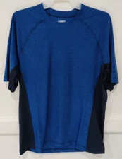 NWT Lands' End Men's Crew Neck Short Sleeve Rash Guard UPF 50 XXL $60 FLF121