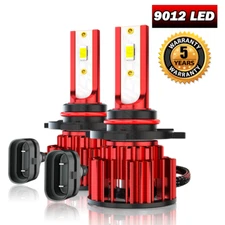 9012 LED Headlight Conversion Kit High/Low Beam Bulbs Super White Light USA Ship