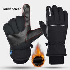 Winter Warm Gloves Mens Women Thermal Waterproof Windproof Touch Screen Gloves