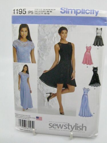4 Misses Sewing Patterns Size 12-20 Dress Top Wraparound Skirt Uncut - Picture 3 of 7
