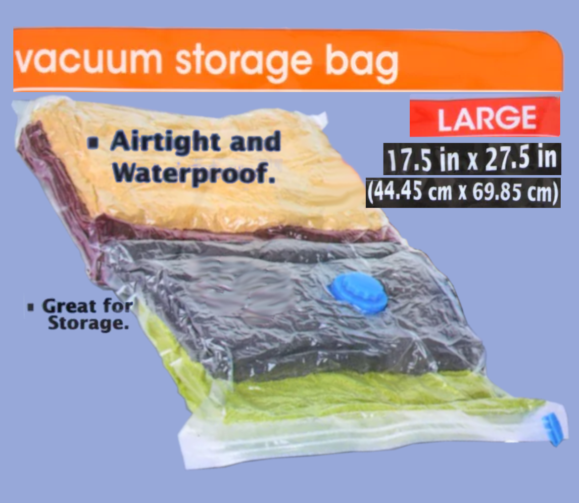 Vacuum Seal Storage Bag 17 1/2 Inch x 27 1/2 Inch Laundry Storage eBay