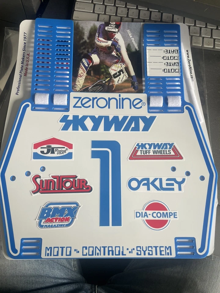 Auténtico ZERONINE MOTO CONTROL STSTEM BMX matrícula - SKYWAY BMX Foto 3 de 3