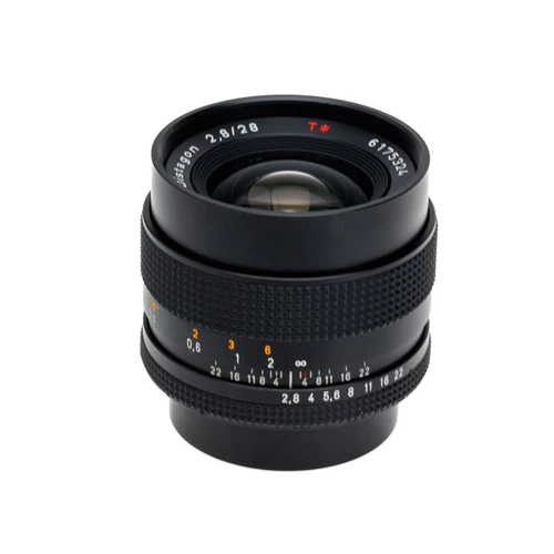 Contax Carl Zeiss 28mm F2.8 AE-J T* Distagon Manual Focus Wide Angle Prime Lens