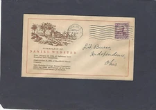 #725 3c DANIEL WEBSTER FDC-FRANKLIN,NH OCT 24-1932