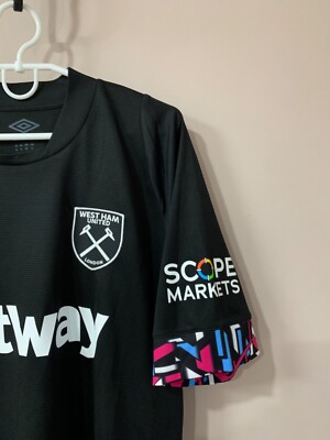 West Ham United Third Football Shirt Umbro Soccer Jersey Size XL
