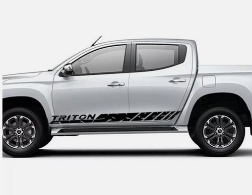 Mitsubishi Triton Side Stripes Graphics Any Year Decals Stickers Custom - Picture 2 of 5