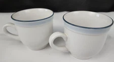 Crowning Fashion Johann Haviland Mountain Blue Coffee Cups Mugs-2 NO saucers