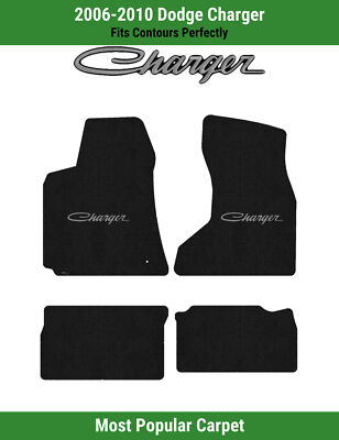 Lloyd Ultimat Front & Rear Mats for '06-10 Charger w/Silver/Black Charger 2