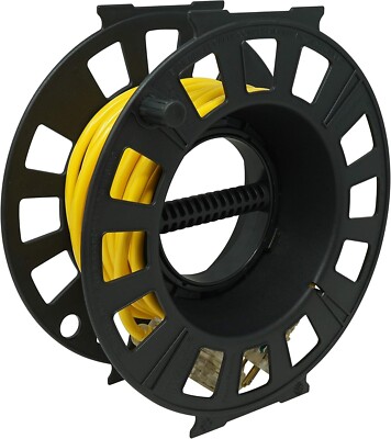 150 Ft Cable Holder Extension Cord Storage Wire Organizer Reel Wheel Heavy Duty