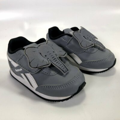 Reebok Elephant Casual Baby Shoes Sneakers Grey White Size (US