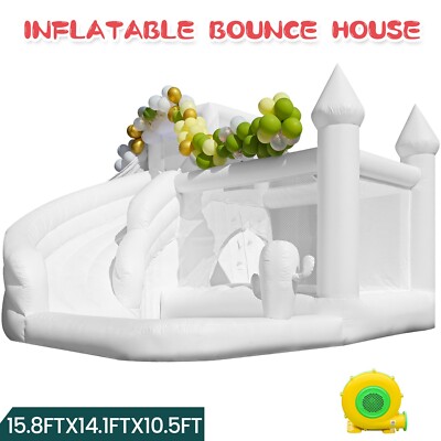 Commercial PVC Inflatable Bounce House Jumping Castle Fit Party Events Wedding