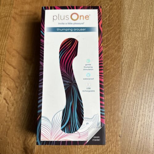 New Plus One Thumping Arouser Massager Waterproof Rechargeable 10 Settings - Picture 2 of 7