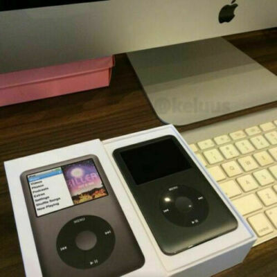 New Apple iPod Classic 7th Gen Black (80GB/160GB/512GB/1TB/2TB