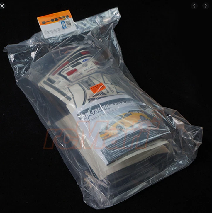 Carrozzeria Ford Mustang GT-R 200 mm  1/10 NON VERNICIATO 17504 HPI RACING - Immagine 2 di 2