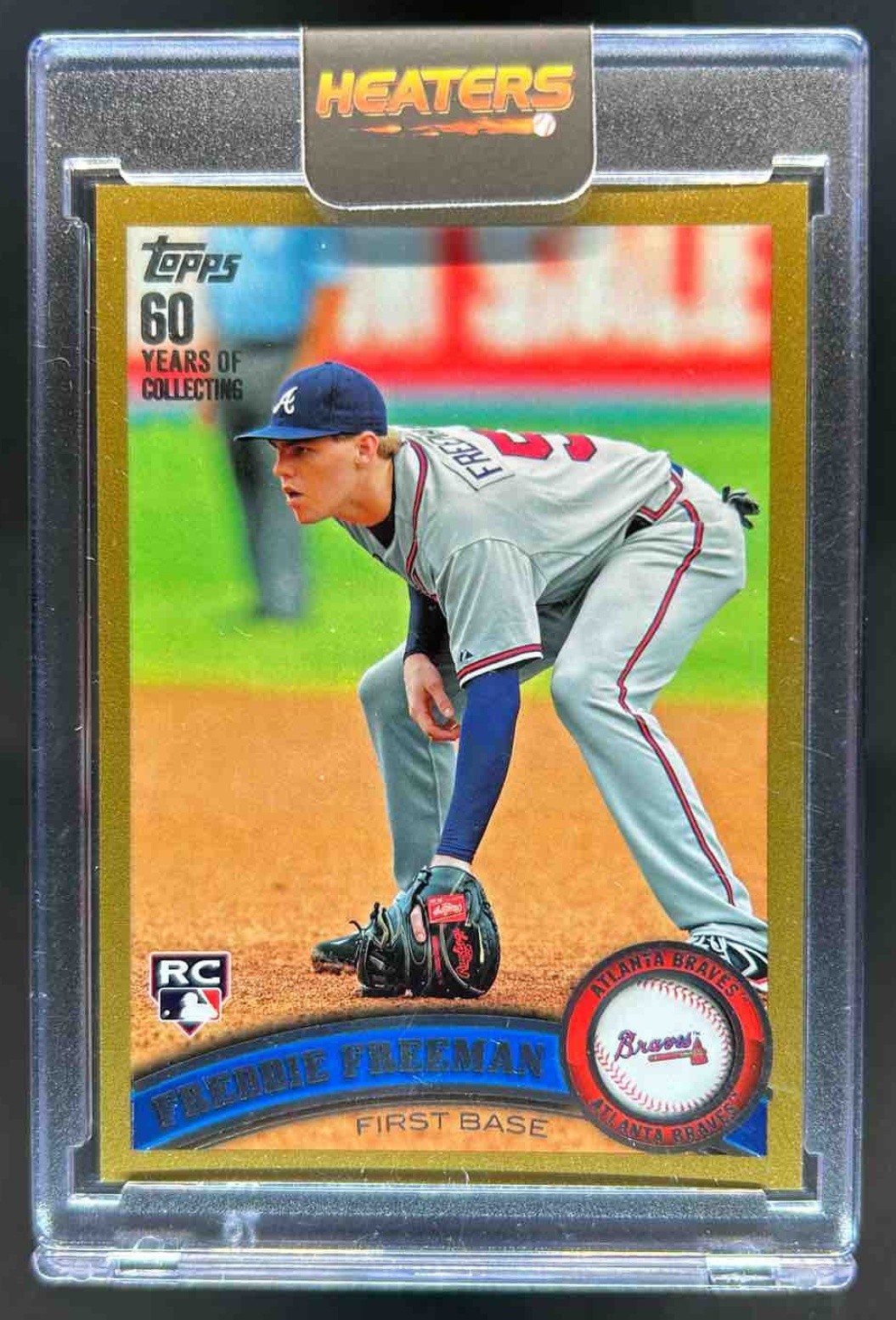 2011 Topps Freddie Freeman RC Gold Rookie #/2011 Braves