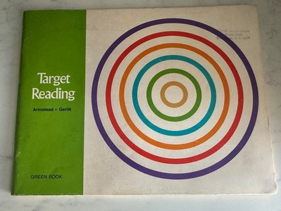 Vintage 1973 unused Target Reading Green Book workbook Laidlaw  Armstead Gerlik