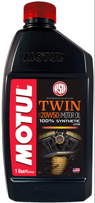 MOTUL MOTUL Twin 100% Syn Oil 20w50 1qt 108061