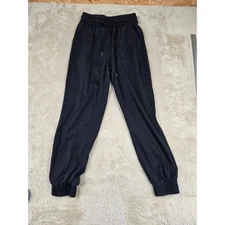 Anna & Ava Black Tencel Cotton Spandex Jogger Pants Women's Size S Elastic Waist