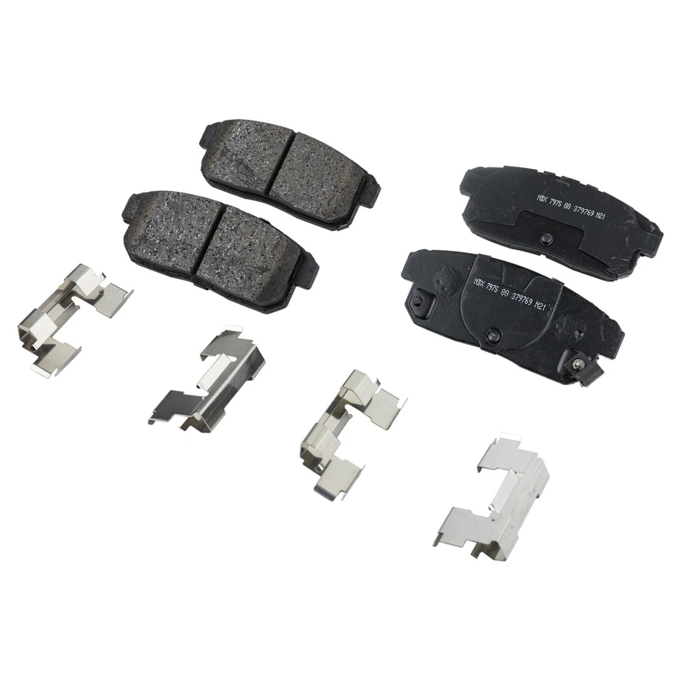 Kit de rotores y pastillas de disco de freno trasero para Mazda RX-8 2004 2005 2006 2007 2008-2011 Foto 3 de 4