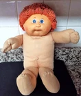 VINTAGE 1982 ~ CABBAGE PATCH KIDS ~ 16" Doll ~ Boy Red Hair Blue Eyes