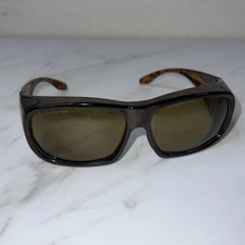 EAGLE EYES FITONS #10036 7577 GOGGLE WRAP SUNGLASSES Tortoise