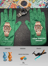 Luxury Watch Jewelry Gloves - High Quality Limited Edition - BY Emerald Green