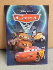 Disney 3D Lenticular Card Cars 2 Lightning McQueen Movie Club DMC Exclusive RARE