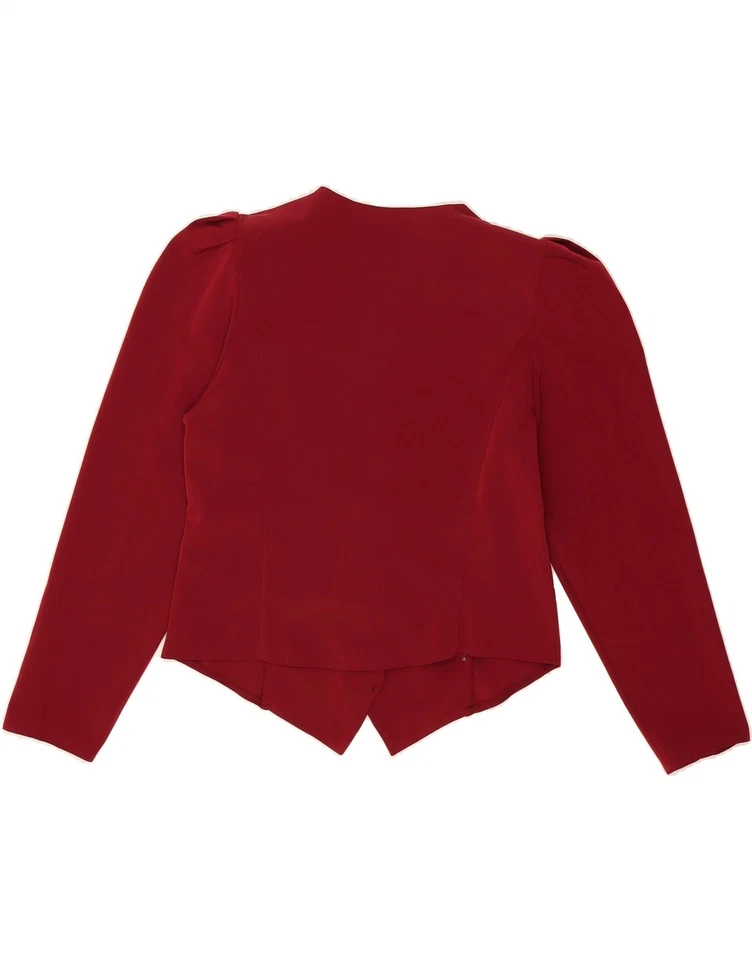 JOKER Womens Blazer Jacket UK 12 Medium Burgundy AB09 - Image 2 of 4