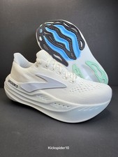 Brooks Glycerin MAX Womens Running Shoes Size 11 Pearlized White/Bay Excellent