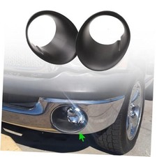 Fog Light Trim Bezel Front Bumper Fog Light Covers for Dodge Ram 1500 2002