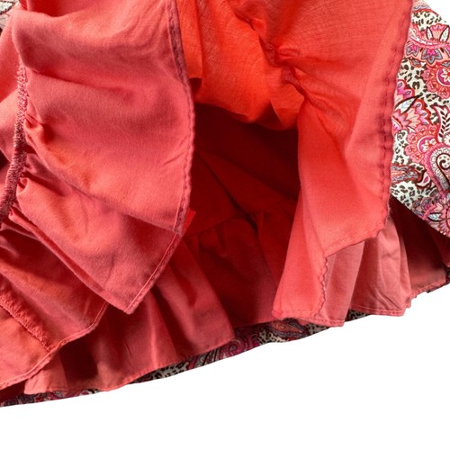Laura Ashley London Dress Girls 6 Pink Paisley Layered Lined Cottage Core Cotton - Picture 7 of 11