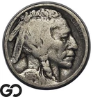 1915-S Buffalo Nickel 5C, Better Date San Francisco Mint