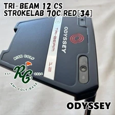 Odyssey TRI-BEAM 12 CS Putter 34" Steel Shaft, Used, Slightly Scratched