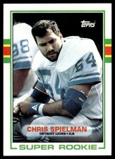 1989 Topps Chris Spielman Detroit Lions #361