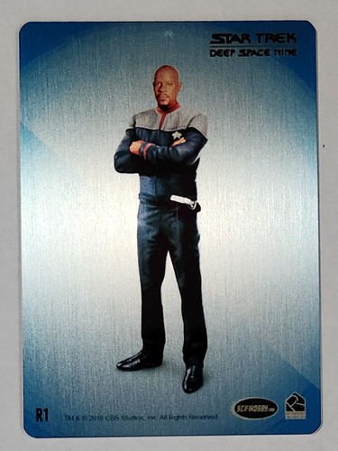 Rittenhouse Star Trek DS9 Héroes Villanos Sisko Metal Recompensas R1 Espacio Profundo Nine - Imagen 2 de 2