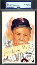 Nellie Fox Cards and Autographed Memorabilia Guide 36