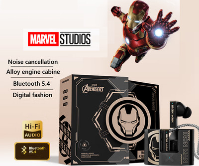 Marvel Studios Ironman Style Bluetooth 5.4 Ohrhörer, ultraleicht
