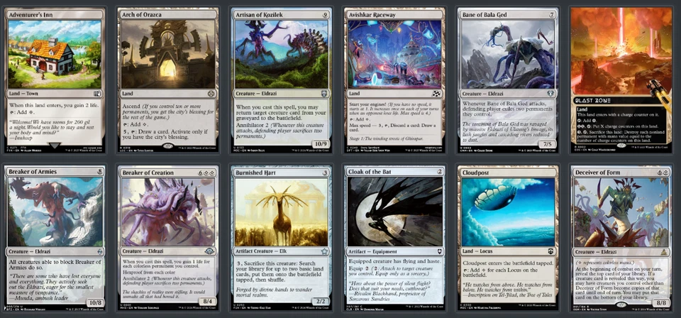 Custom Commander Deck EDH Colorless Eldrazi Ulamog, the Defiler MTG w/ Deck Case - Image 3 of 4