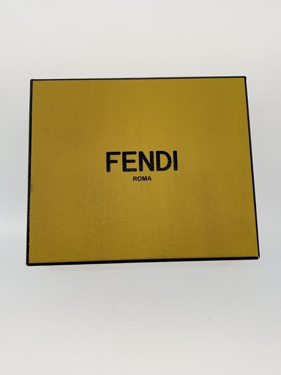 FENDI Leather Card Case Black Men's thumbnail 5