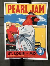 Pearl Jam St Louis Mo Enterprise Center 9-18-2022 Official 18x24 Poster