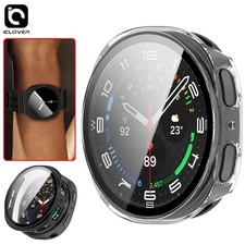 For Samsung Galaxy Watch 9 8 40/44mm Case Cover Tempered Glass Screen Protector