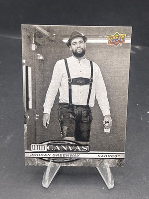 2025-26 JORDAN GREENWAY UPPER DECK SERIES 2 CANVAS BLACK VARIATION SSP #C-209