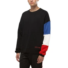 Konus Men's Color Blocked Sweatshirt in Black