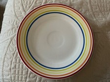 Fiesta Rainbow Striped Luncheon Plate
