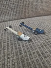 Vintage Lot x2 Mattel Hot Wheels Blue White Fuel Line Dragster 1970