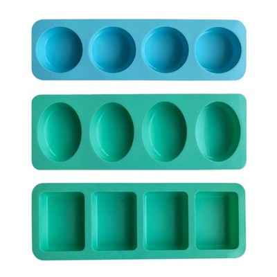 DIY Soap Making Silicone Moulds Round Soap Epoxy Resin Mold for Bath-Bombs-Decor