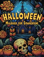 Halloween Malbuch Erwachsene, Gruselige Designs, Ausmalbuch, KreativitäT