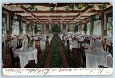 1911 Frontenac New York Postcard Thousand Island Dining Room Hotel Restaurant