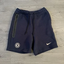 Chelsea Nike Tech Fleece Shorts Player Issue Medium